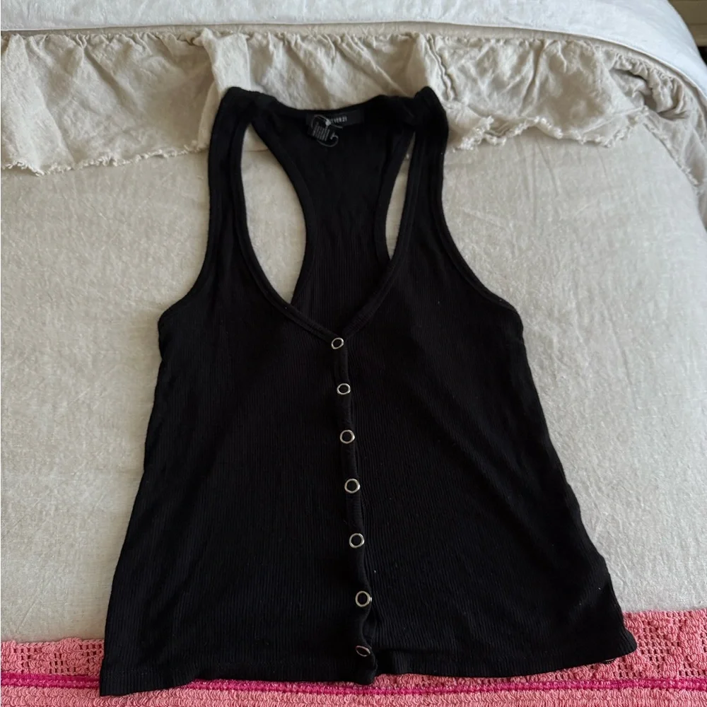 Forever 21 Ribbed Racerback Tank - Picture 1 of 2